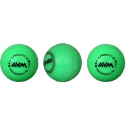 AVM Green Wind Cricket Ball (Pack of 3)
